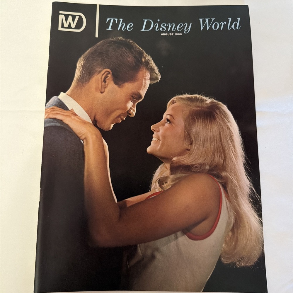 The Disney World Magazine 1966 Dean Jones Its a Small World Happiest Millionaire